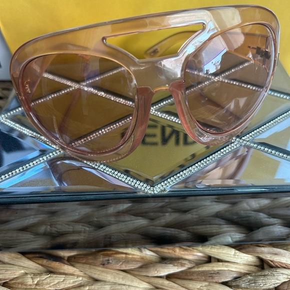 Tom Ford Pink Translucent Sunglasses - Picture 2 of 8